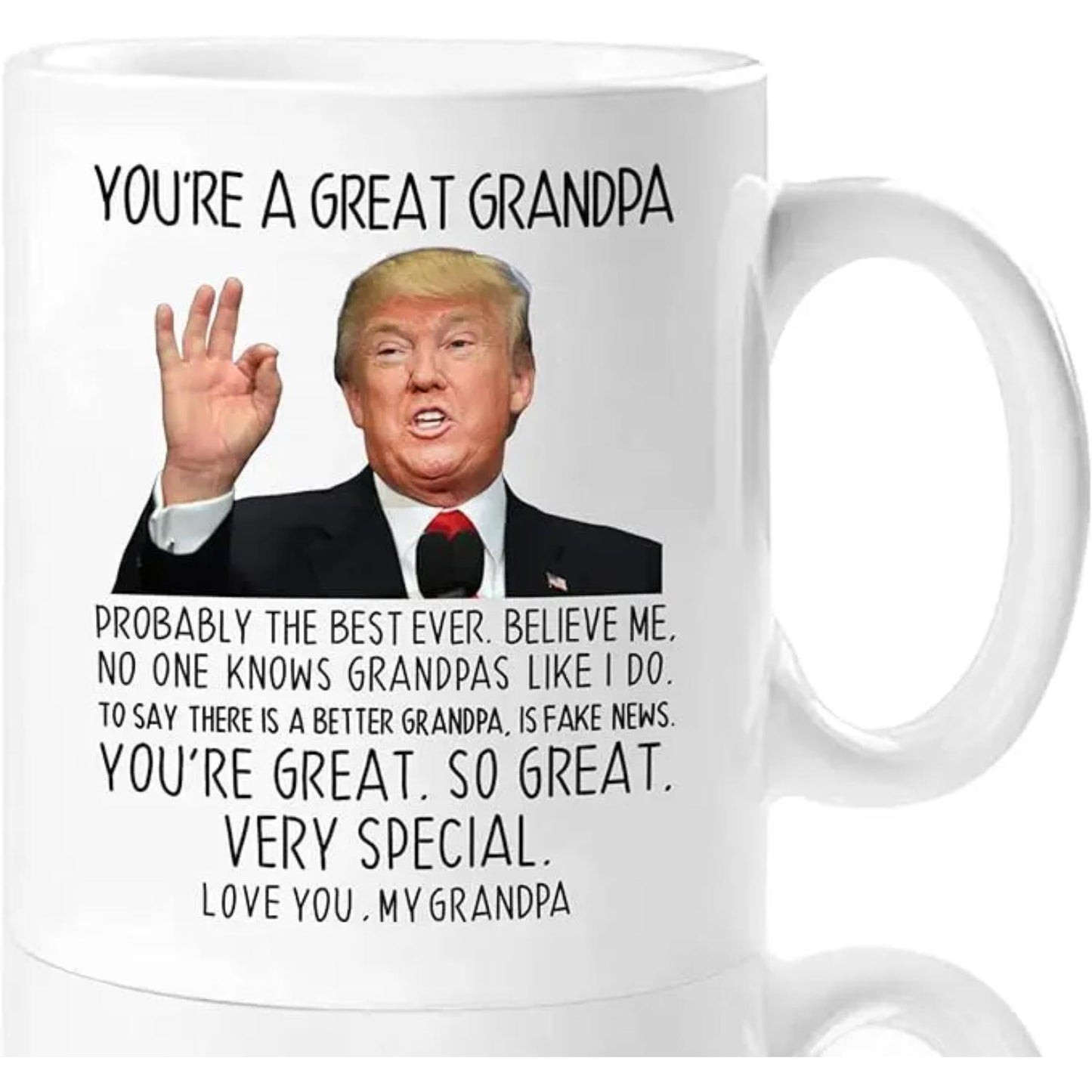 Funny Christmas & Birthday Gifts for Grandpa - 11 Oz Coffee Mug, Best Grandpa Gifts, Perfect Present for Great Grandpa