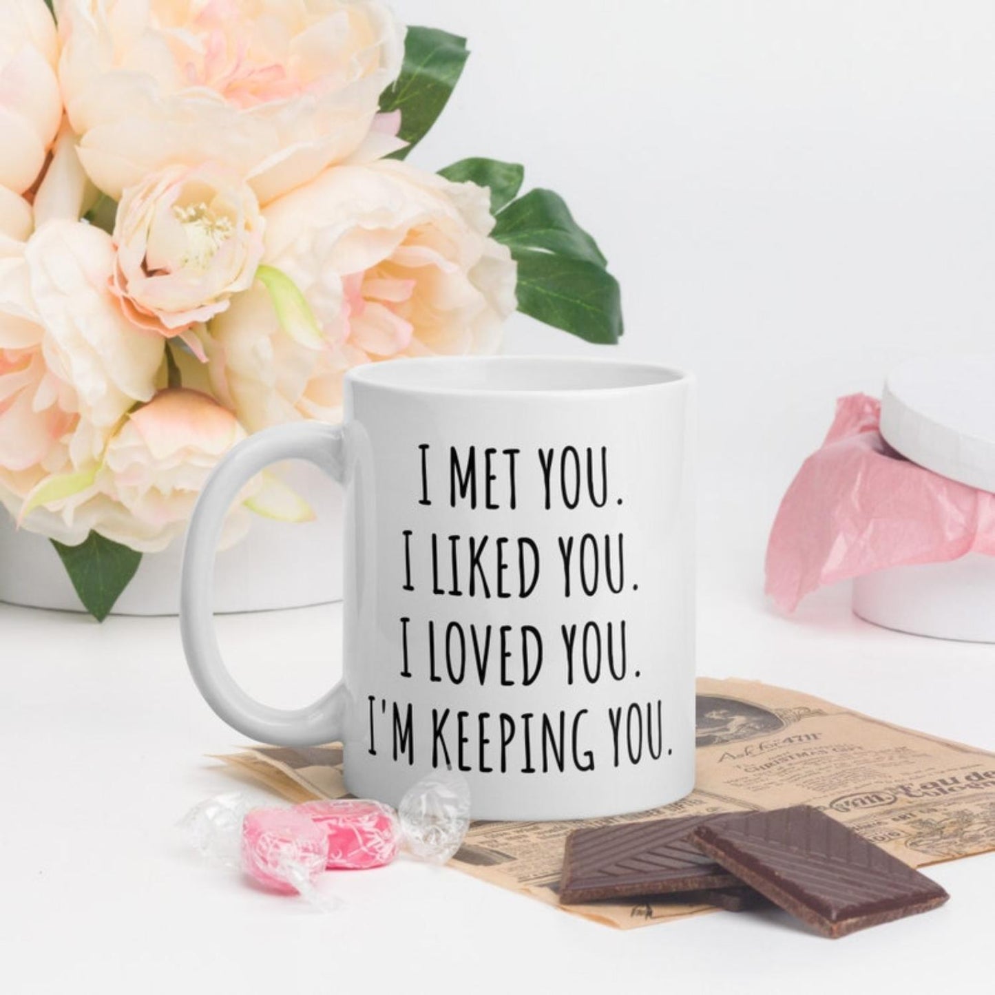 I Love You Mug | Valentine's Day Mug | Valentine's Day Gift | Gift for Him | Gift for Her | Mug for Wife | Funny Valentine Gift | Love Mug