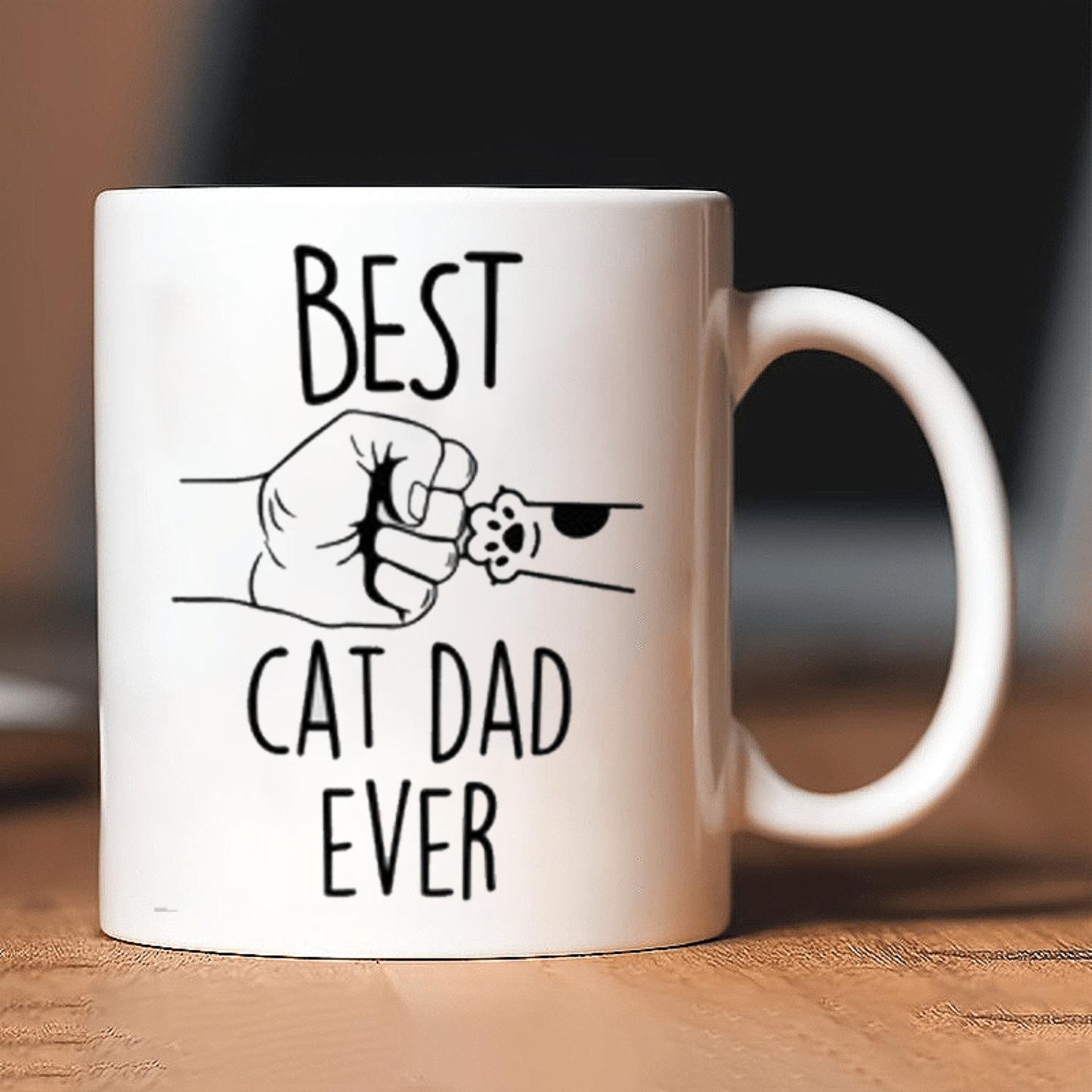 Best Cat Dad Ever Mug – For The Dad Who Loves His Feline Friend