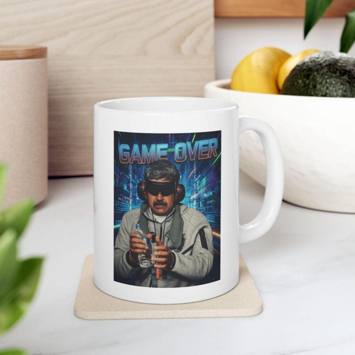 Retro Graphic Mug | Venezuela 2026 Historic Moment | Vintage Coffee Cup | Unisex Gift