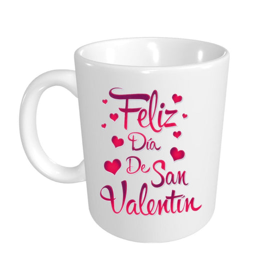 "Feliz Día De San Valentín" Spanish Valentine's Day Ceramic Mug