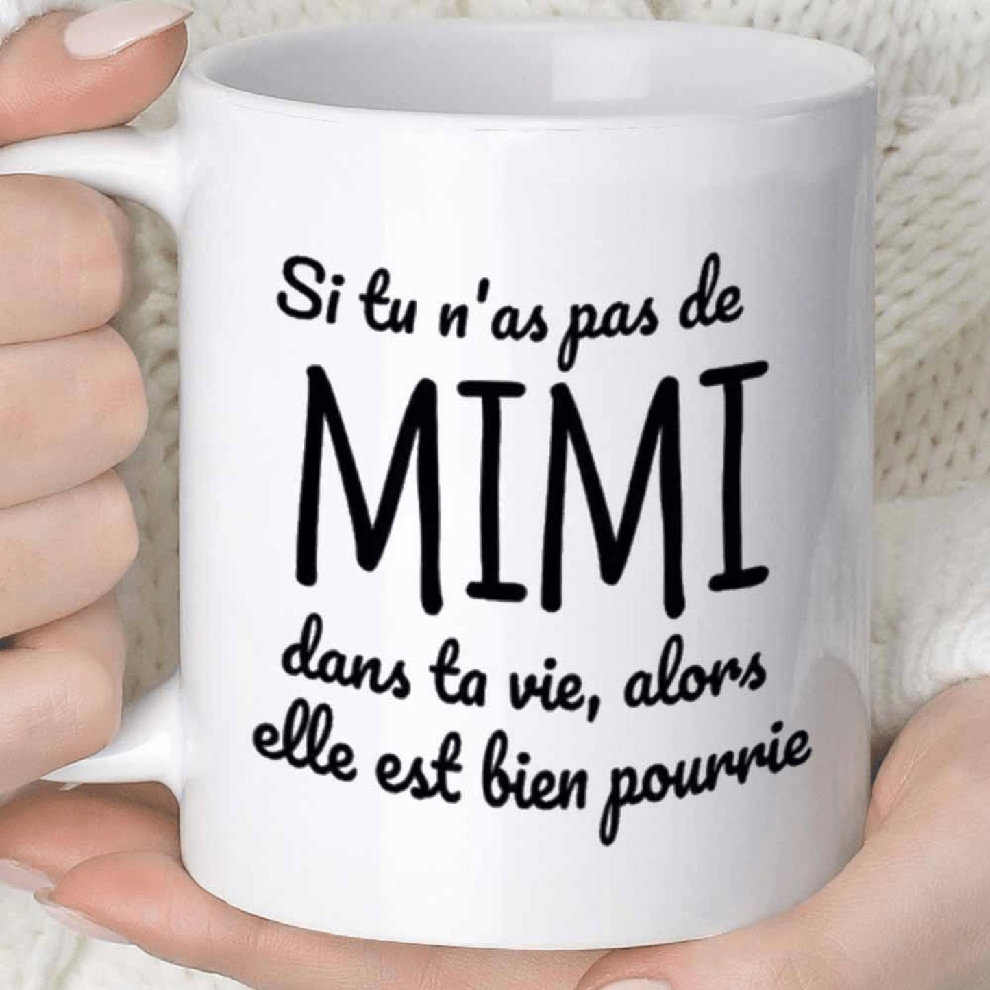 1pc Novelty Mimi Quote Mug | 11OZ 360ML Ceramic Coffee and Juice Cup, Fun Gift, Reusable