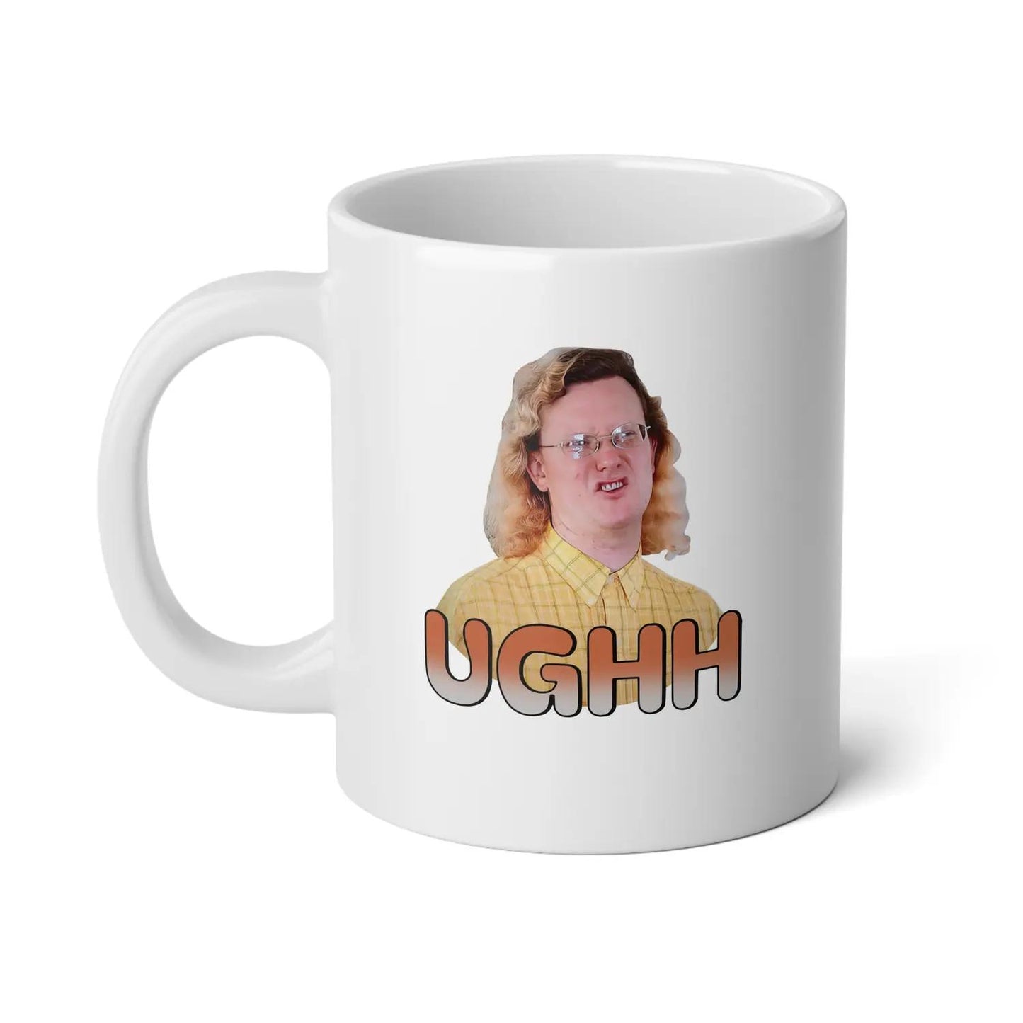 Mug WHITE ONLY UGHH mug, Damn Mug Gift For Fan.Coffee Mug Meme Funny Drinkware Coffee Gift For Fan, Koozie