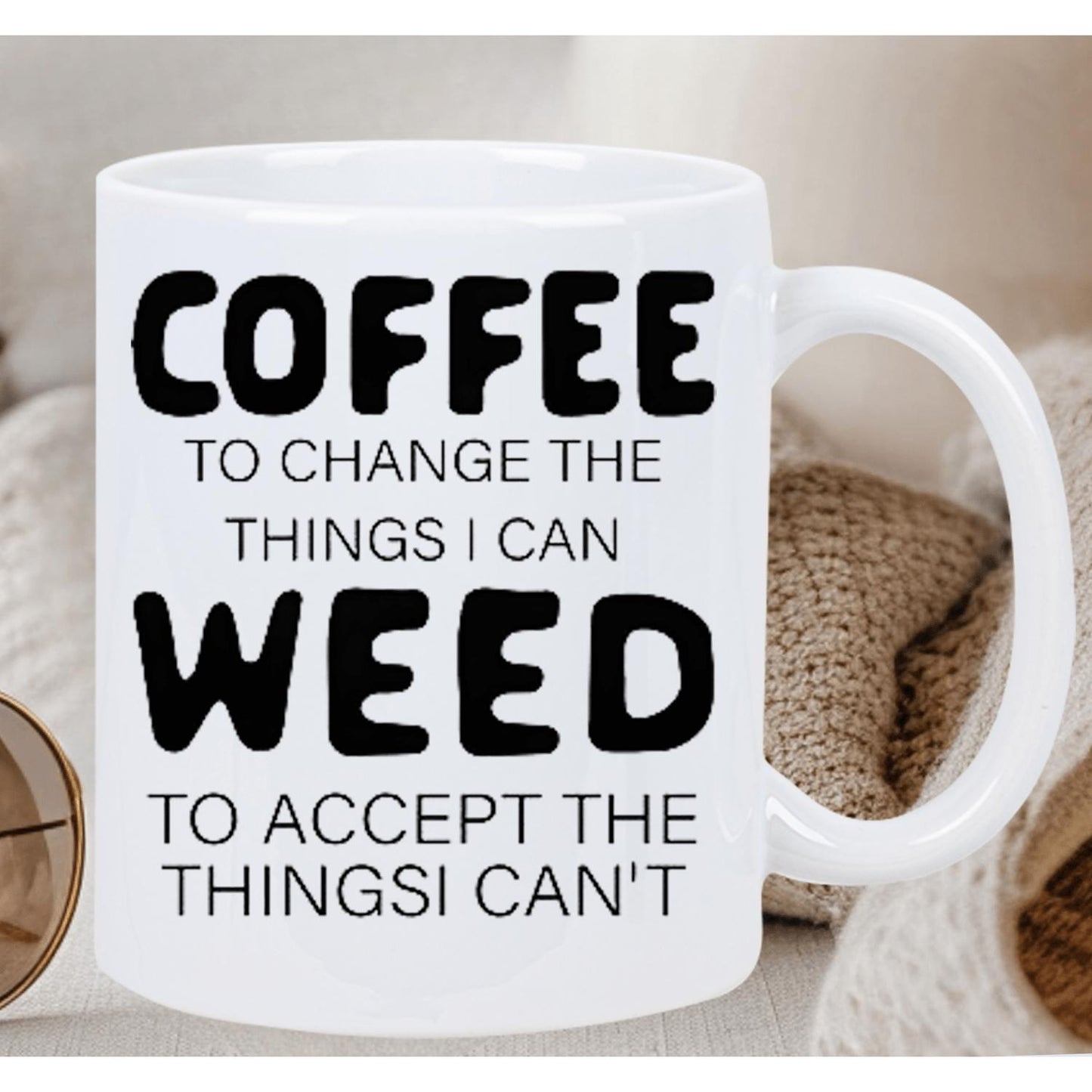 With Jesus in Hc Mug - 11oz Coffee Mug Fea Office Use"