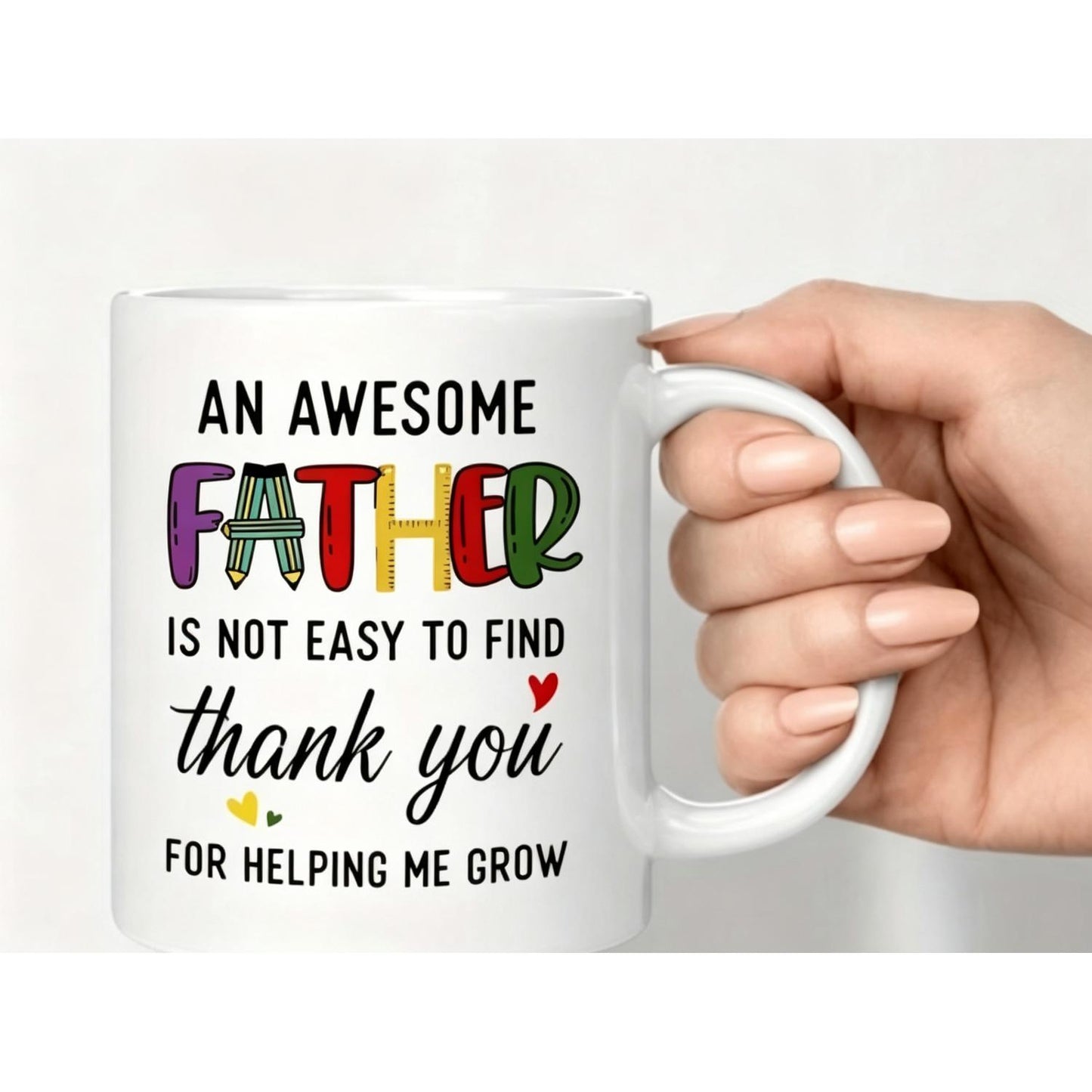 11oz Father's Day Coffee Mug - Sentimental Thank You Gift for Dad/Papa/Grandpa
