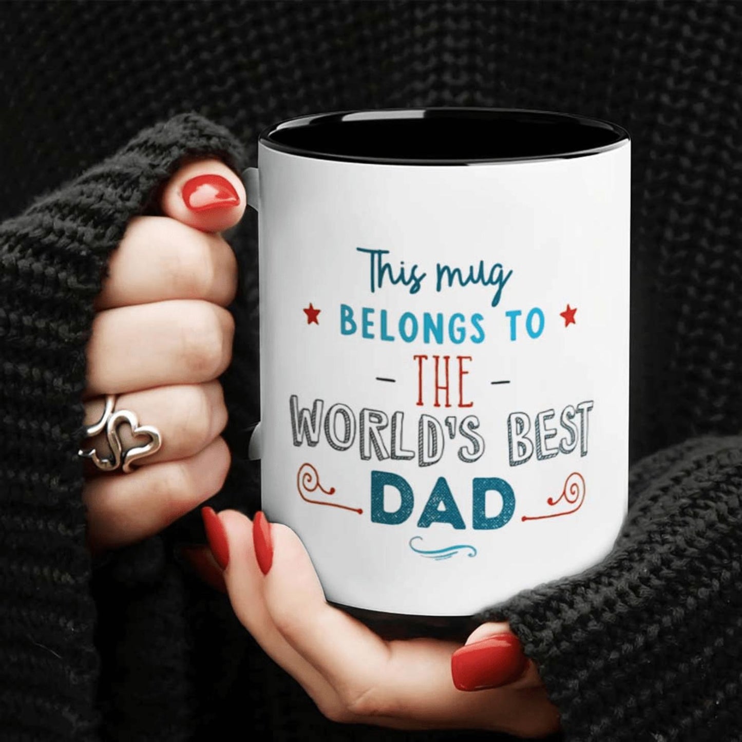1pc, 11oz OFFEE MUG "Best Dad Coffee Mug " Father's Day Gift