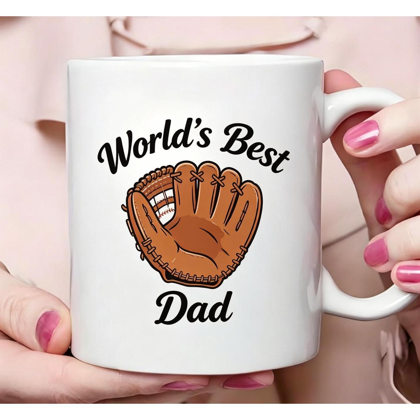 11oz Coffee Cup, Happy Father's Day Warm Message, Trendy Holiday Present, Popular Choice for Husbands & Fathers, Great for Daily Drinking