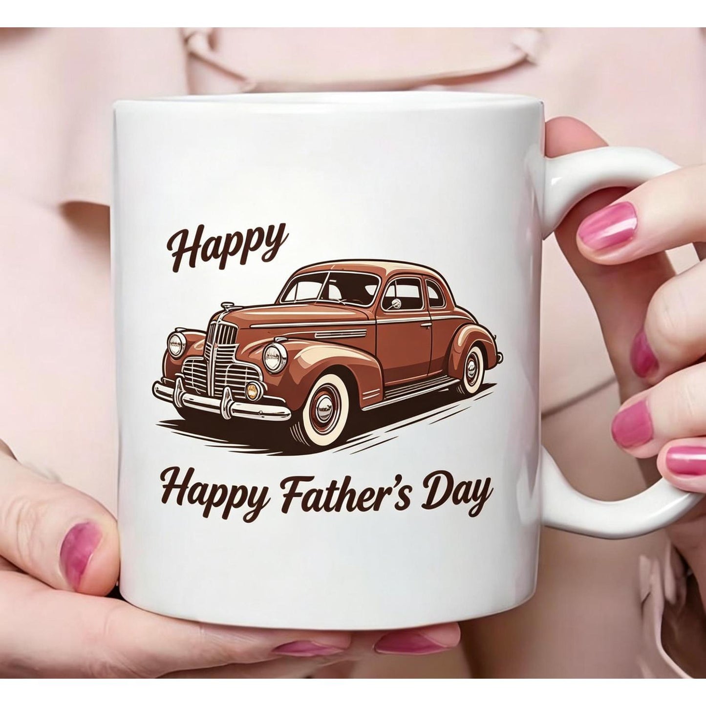 Happy Father's Day 11oz Ceramic Mug, Premium Quality Print, Best Seller Holiday Gift, Popular Choice for All Dads, Ideal for Any Occasion
