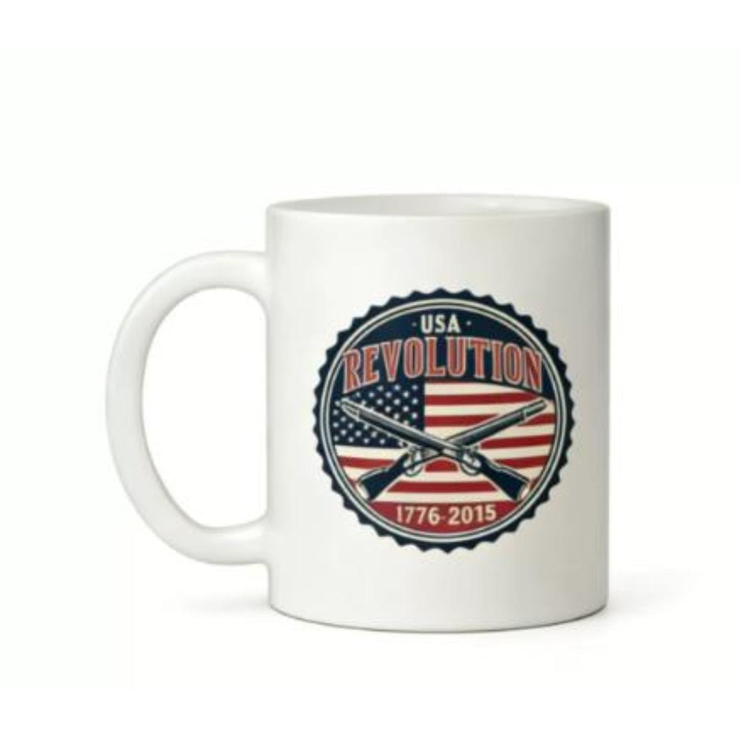 America250 Flag Mug July 4th Independence Day 250th Anniversary Patriotic Coffee Cup for Celebration