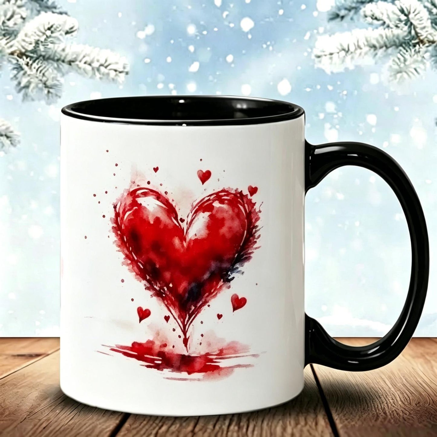 Coffee Tea Cup Reveals Romantic Surprise Design Valentine’s Day Gift for Couples