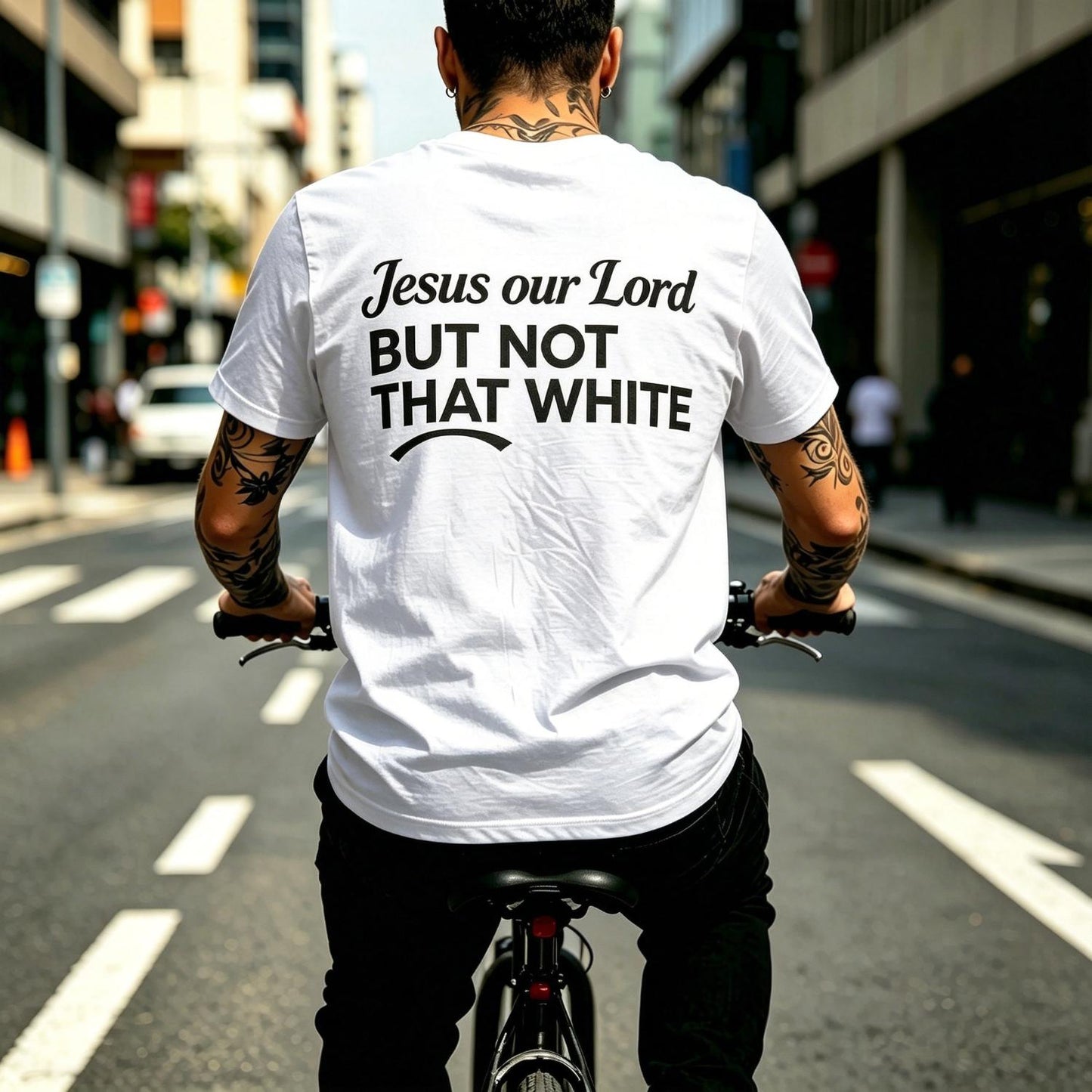 Viral Faith Alert Jesus Our Lord Not That White Antiwhitewashing Jesus Apparel The Viral Tee You Need